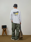 BROSHOOD バックプリント ロングTシャツ MB5339
