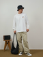 BROSHOOD バックプリント ロングTシャツ MB5339