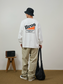 BROSHOOD バックプリント ロングTシャツ MB5339
