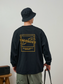 BROSHOOD バックプリント ロングTシャツ MB5340