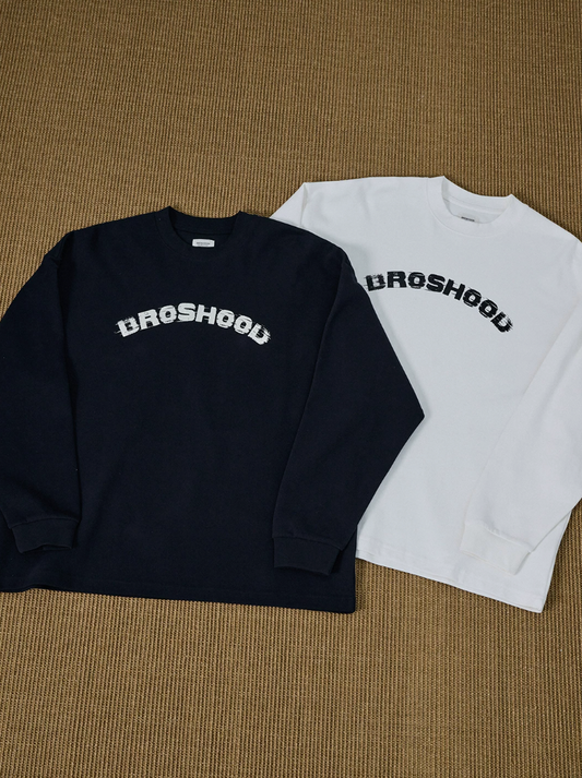 BROSHOOD フロントロゴ ロングTシャツ MB5341