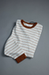 BANANACLUB ストライプ ロングTシャツ MB5348