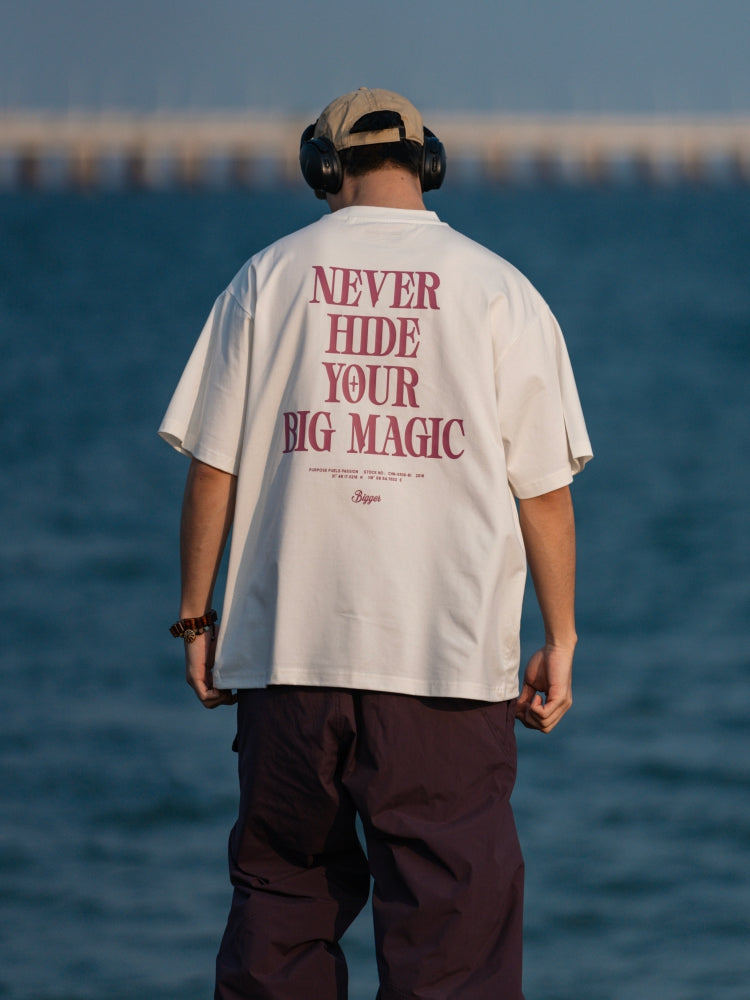 BTB バックプリント Tシャツ MB4865