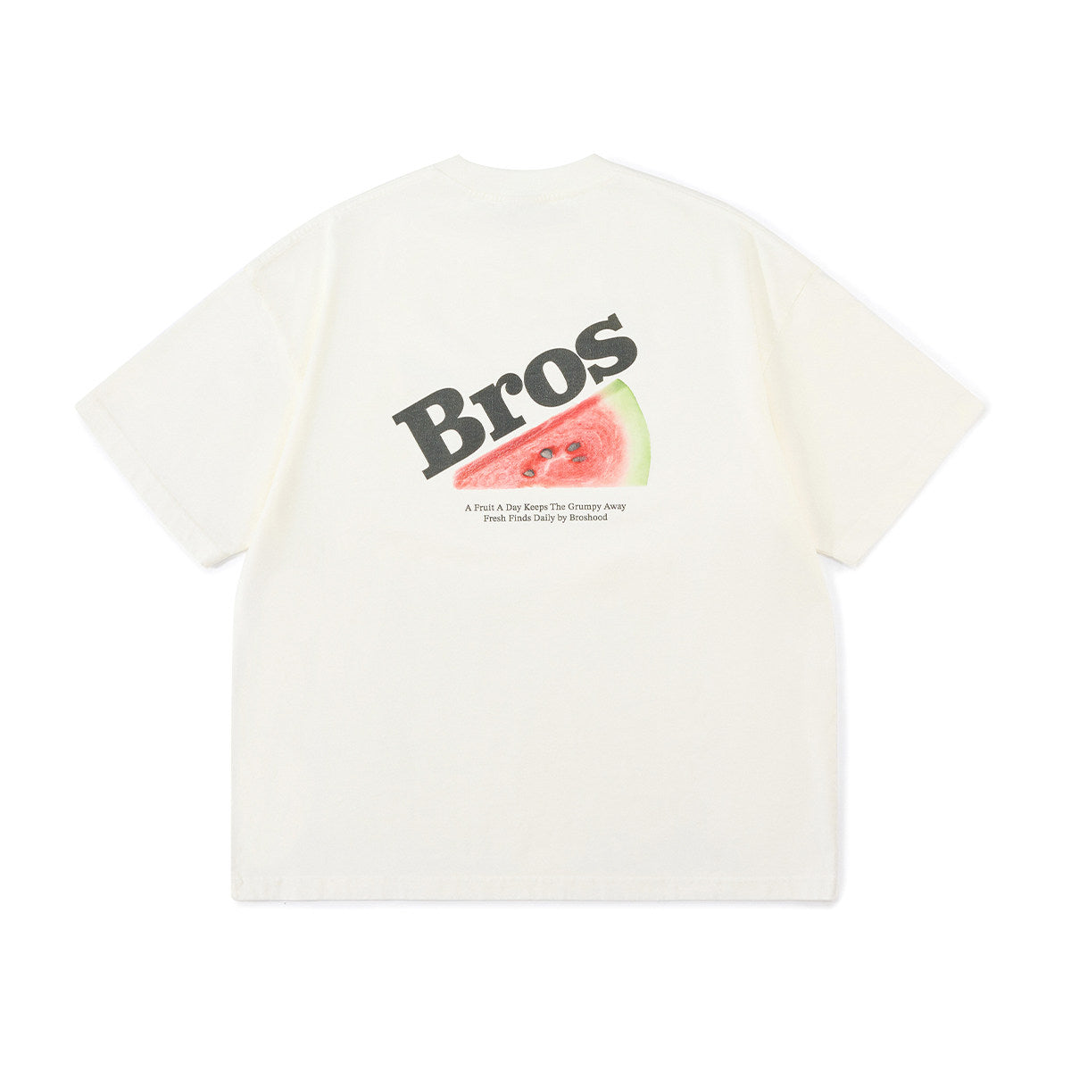 BROSHOOD バックプリント Tシャツ MB5225