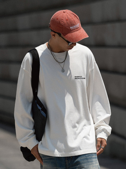 MASSULTI ワンポイントロゴ ロングTシャツ MB3836