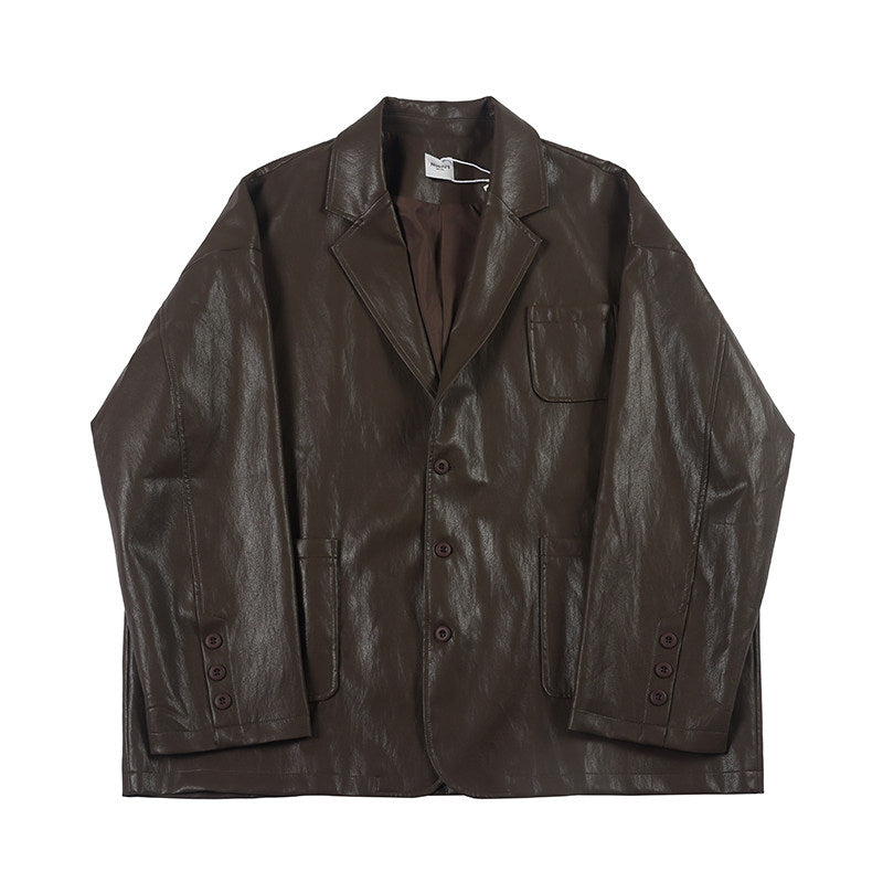 NOEARS レザーテーラードジャケット MB5121