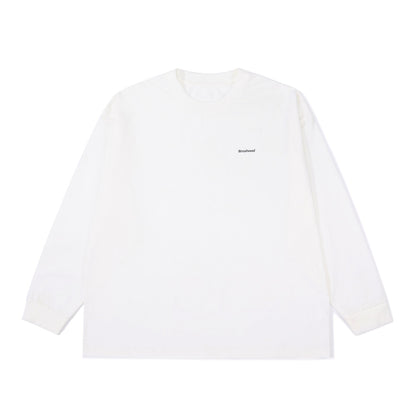 BROSHOOD ワンポイントロゴ ロングTシャツ MB5337