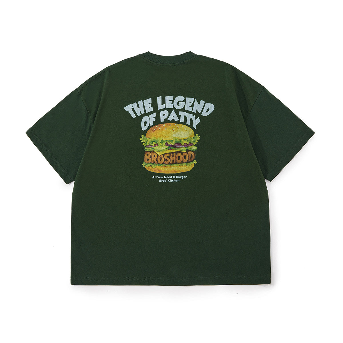 BROSHOOD バックプリント Tシャツ MB5226