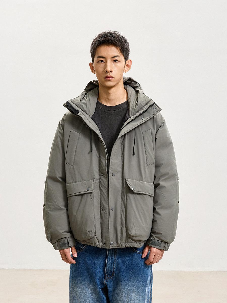 WDR フード ダウンジャケット MB4909