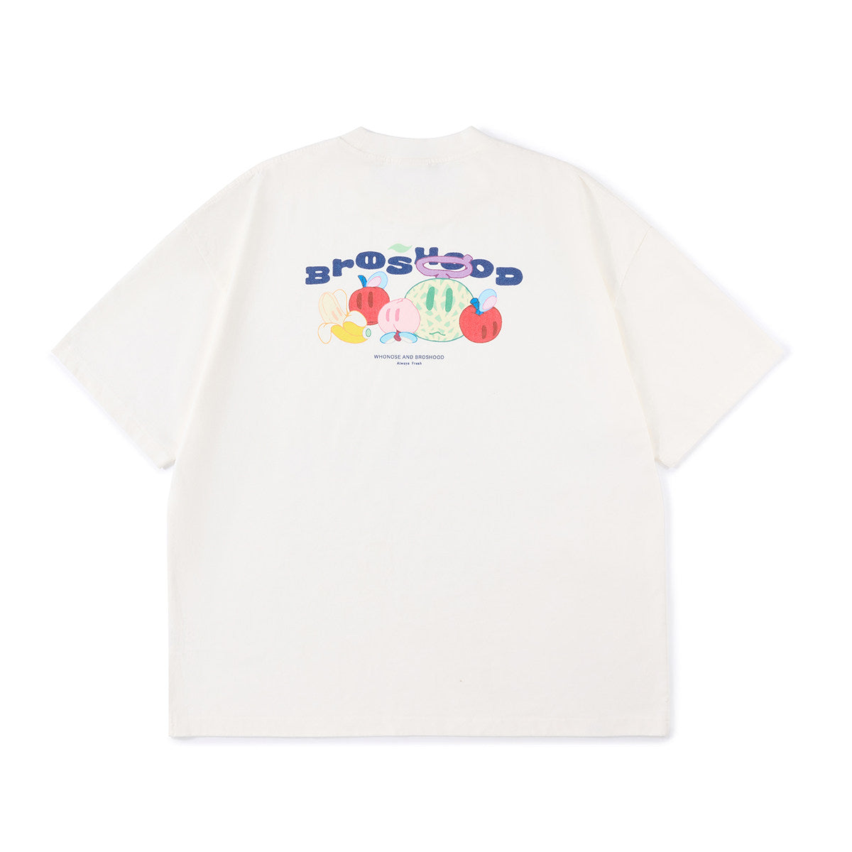BROSHOOD バックプリント Tシャツ MB5222
