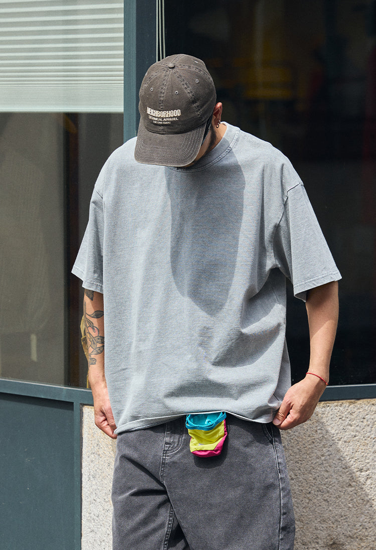 SHOGA ウォッシュ 無地 Tシャツ MB4760