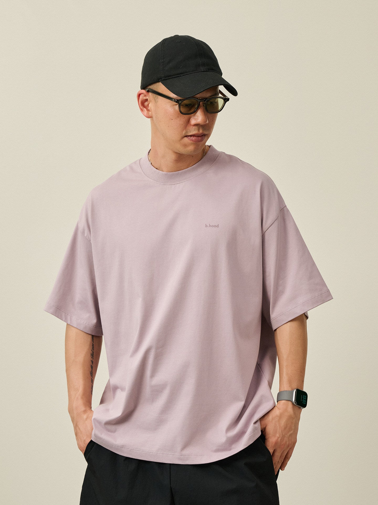 BROSHOOD ワンポイントロゴ Tシャツ MB5249