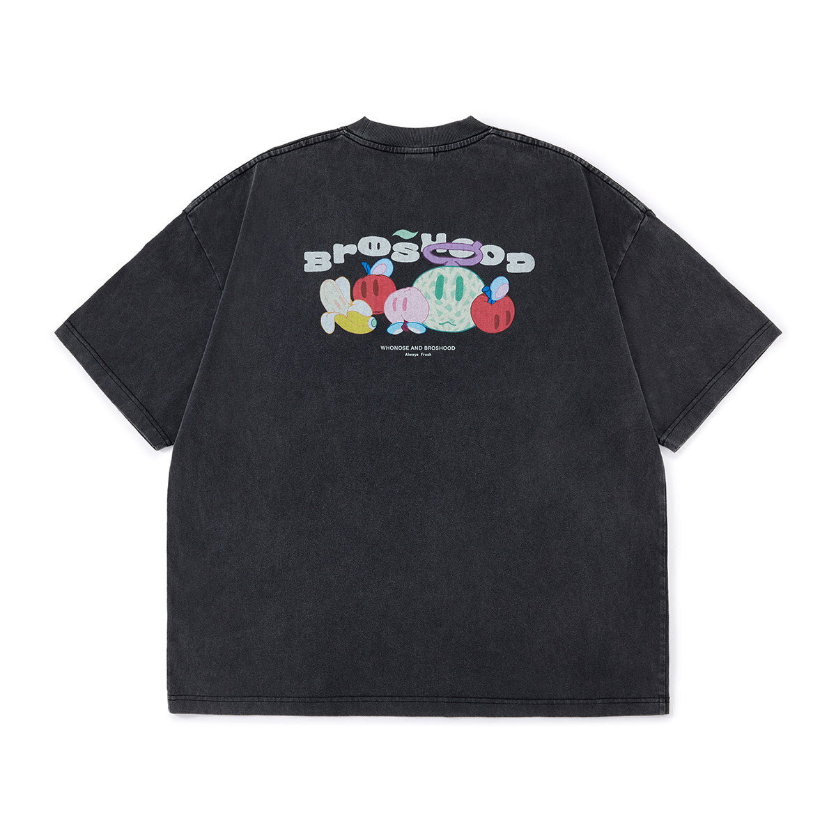 BROSHOOD バックプリント Tシャツ MB5222