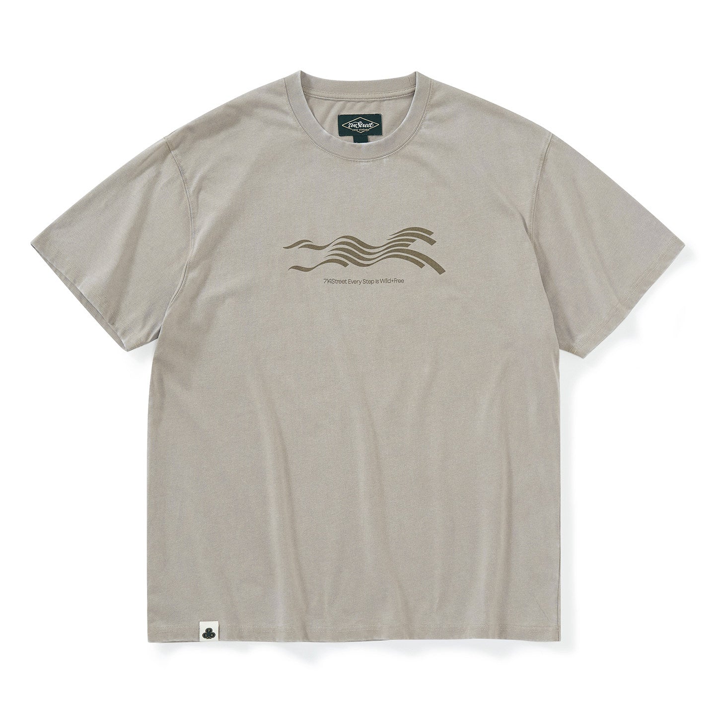 714STREET ウォッシュ フロントロゴ Tシャツ MB5174