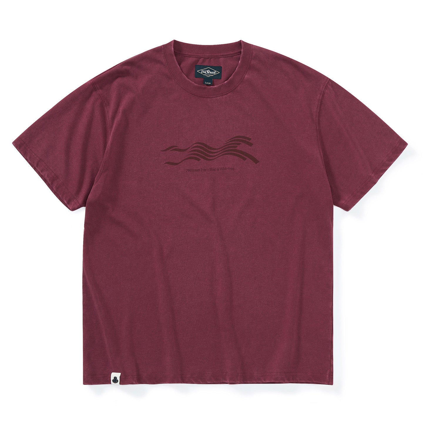 714STREET ウォッシュ フロントロゴ Tシャツ MB5174