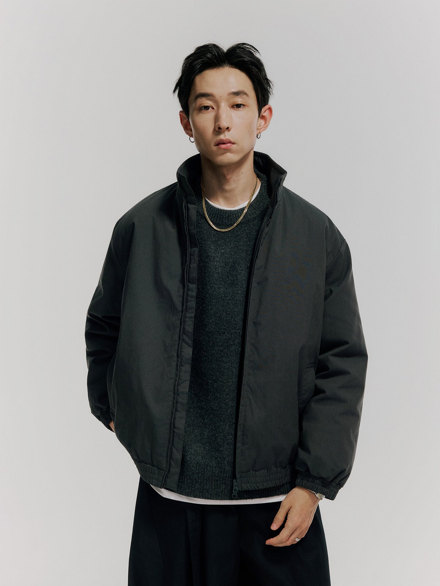 MASSULTI 中綿 スタンドカラージャケット MB4934