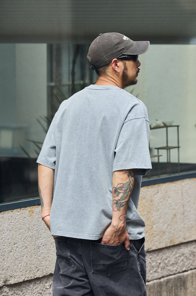 SHOGA ウォッシュ 無地 Tシャツ MB4760