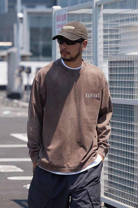 SHOGA ツーポイントロゴ ロングTシャツ MB4875
