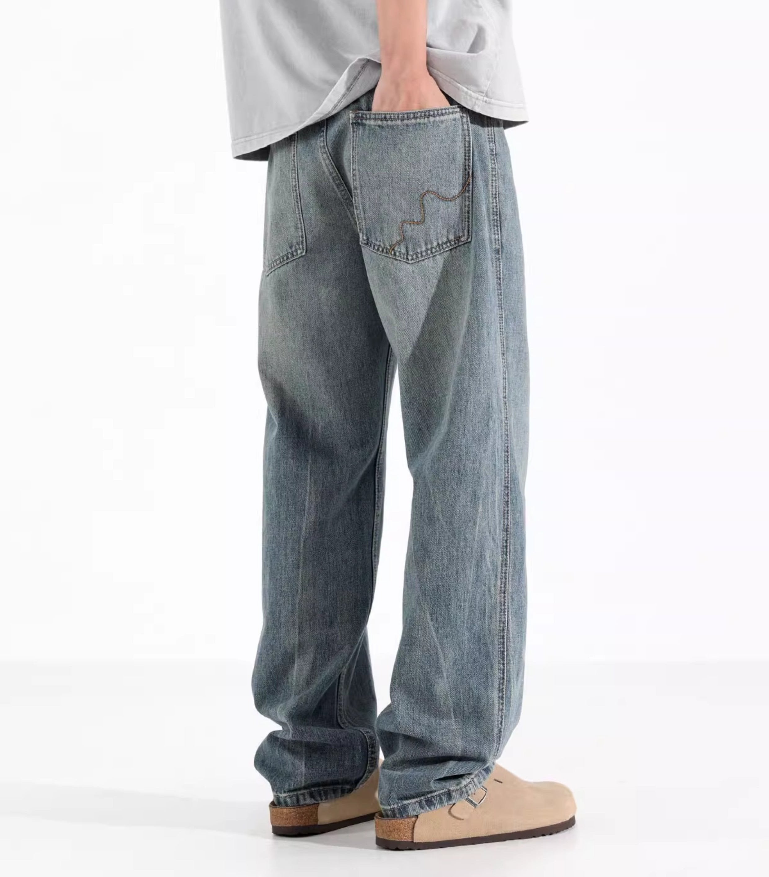 NEWWAVEBOYS】WIRE DENIM PANTS | OUR BRAND,NEWWAVEBOYS