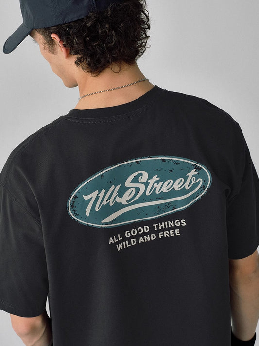 714STREET バックプリント Tシャツ MB4670
