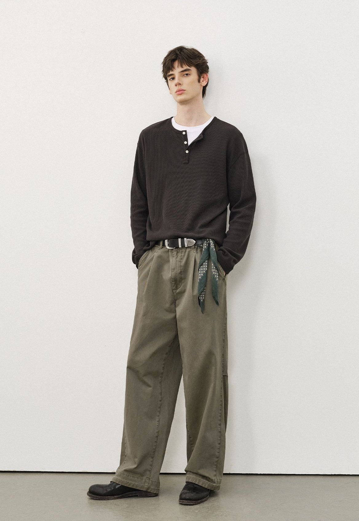 714STREET ウォッシュ チノパンツ MB4948