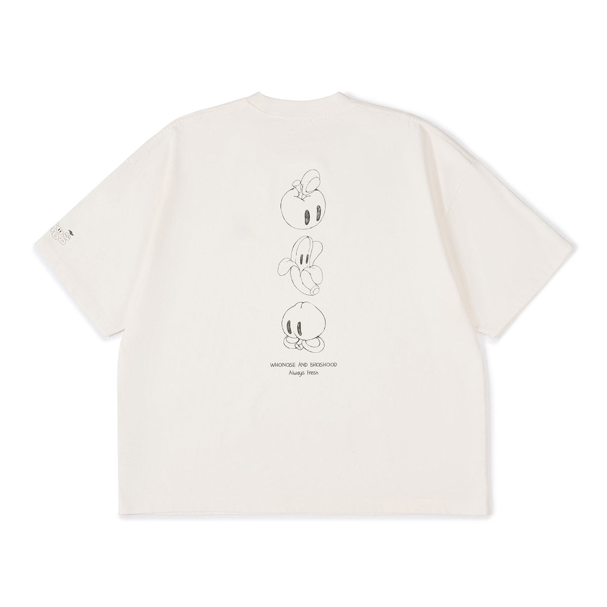 BROSHOOD バックプリントTシャツ MB5335