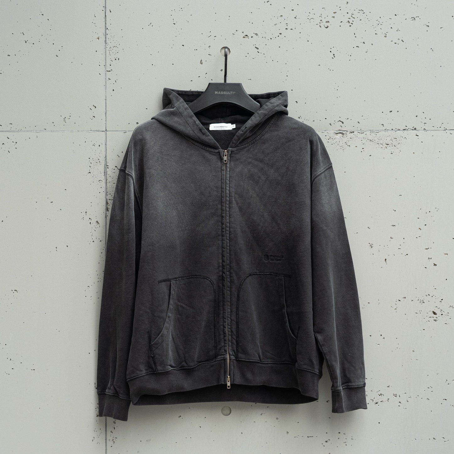 MASSULTI ウォッシュ ジップアップパーカー MB5078