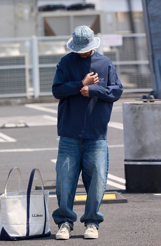 SHOGA ワンポイントロゴ ロングTシャツ MB4877