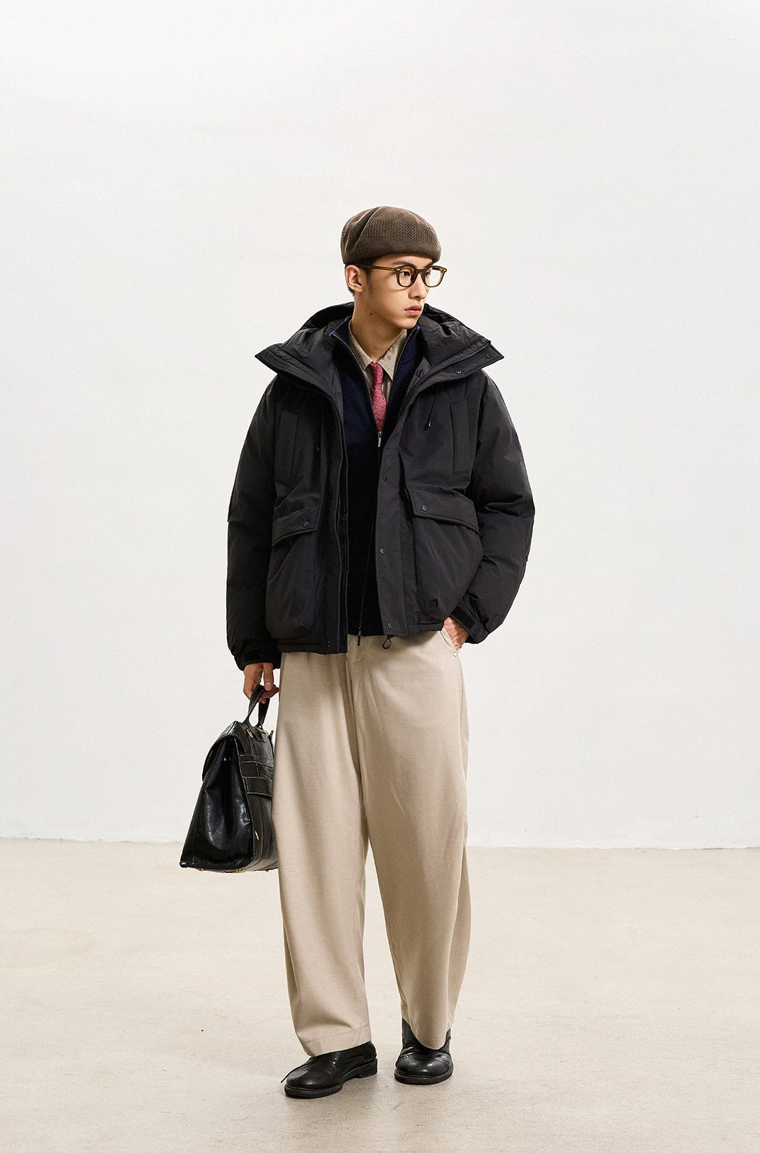 WDR フード ダウンジャケット MB4909