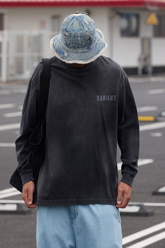 SHOGA ツーポイントロゴ ロングTシャツ MB4875