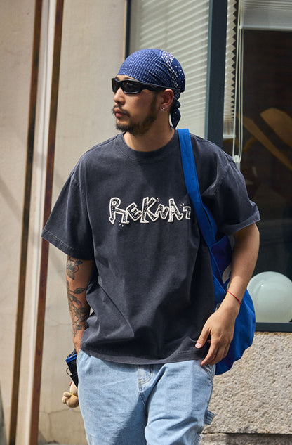 SHOGA ウォッシュ フロントロゴ Tシャツ MB4756