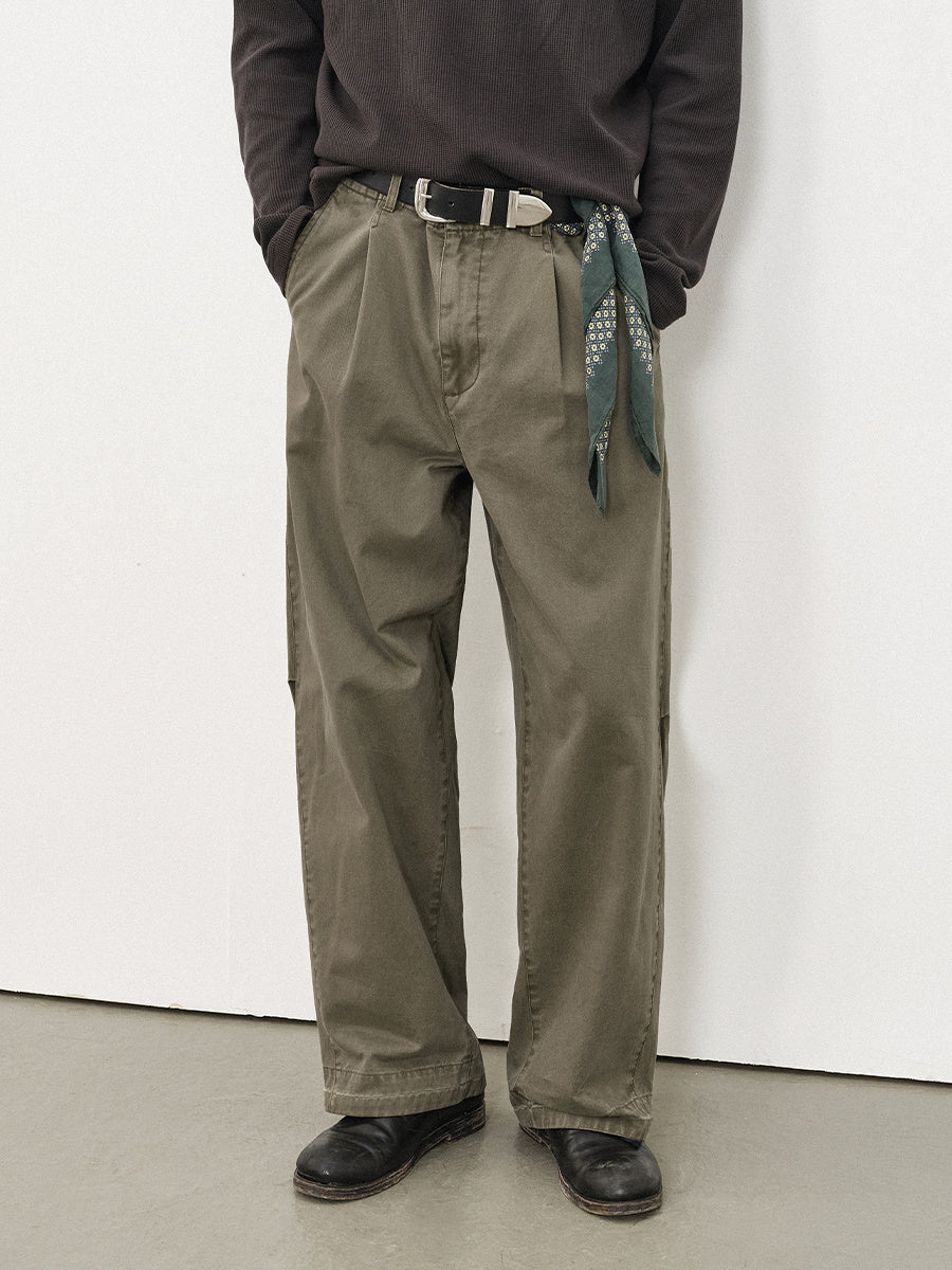 714STREET ウォッシュ チノパンツ MB4948