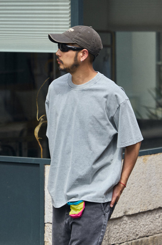 SHOGA ウォッシュ 無地 Tシャツ MB4760
