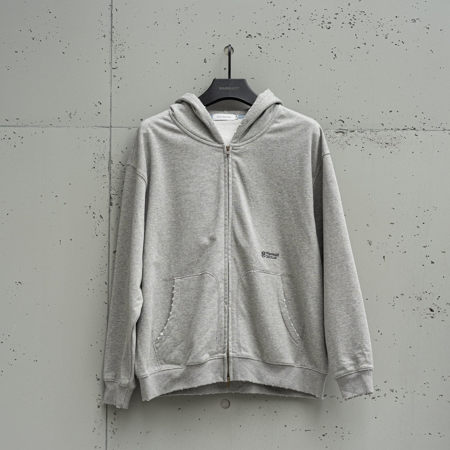 MASSULTI ウォッシュ ジップアップパーカー MB5078