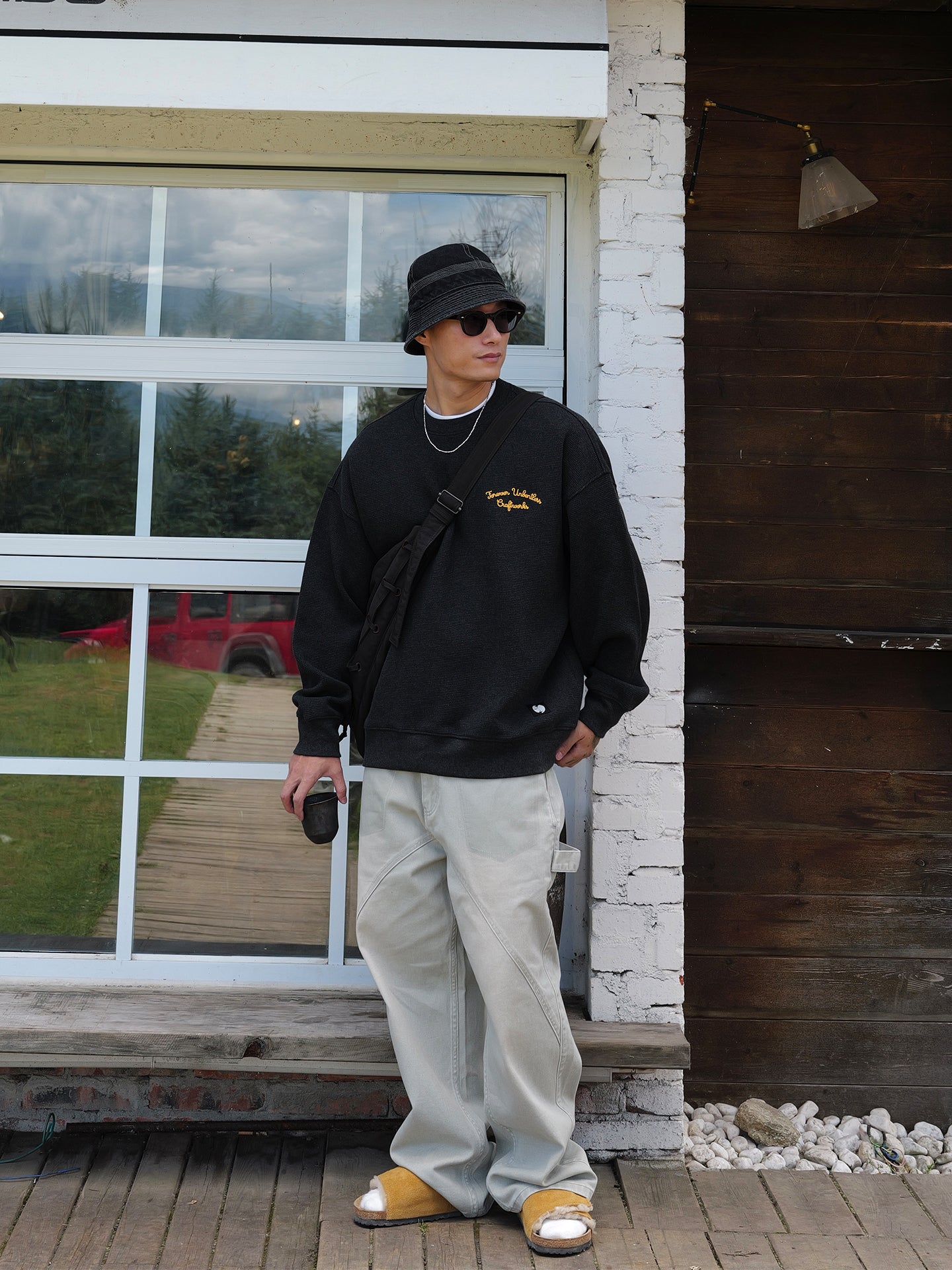 UNBENT ワンポイントロゴ スウェット MB4880