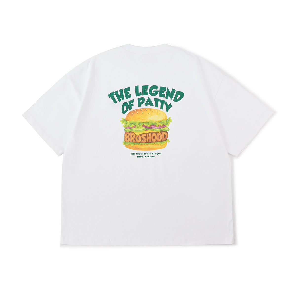 BROSHOOD バックプリント Tシャツ MB5226