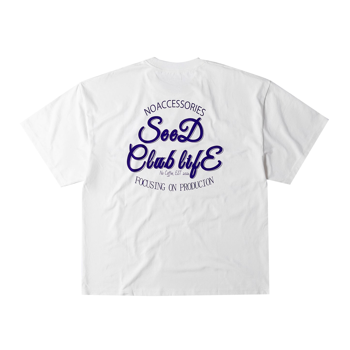 SEEDCLUB バックプリント Tシャツ MB5288
