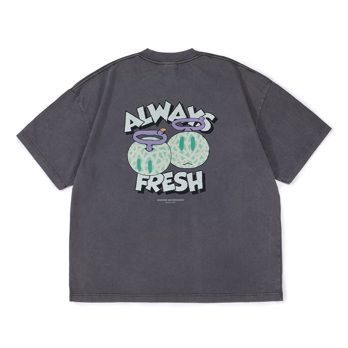 BROSHOOD バックプリントTシャツ MB5334