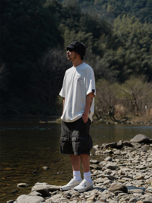 QUENTINMARX ワンポイントロゴ Tシャツ MB4703