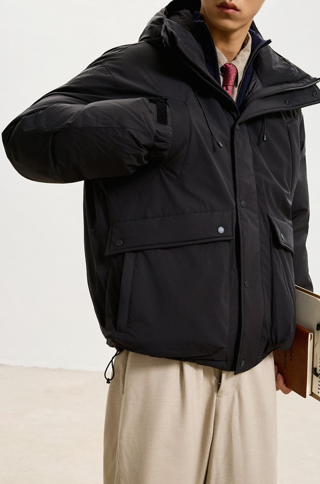 WDR フード ダウンジャケット MB4909