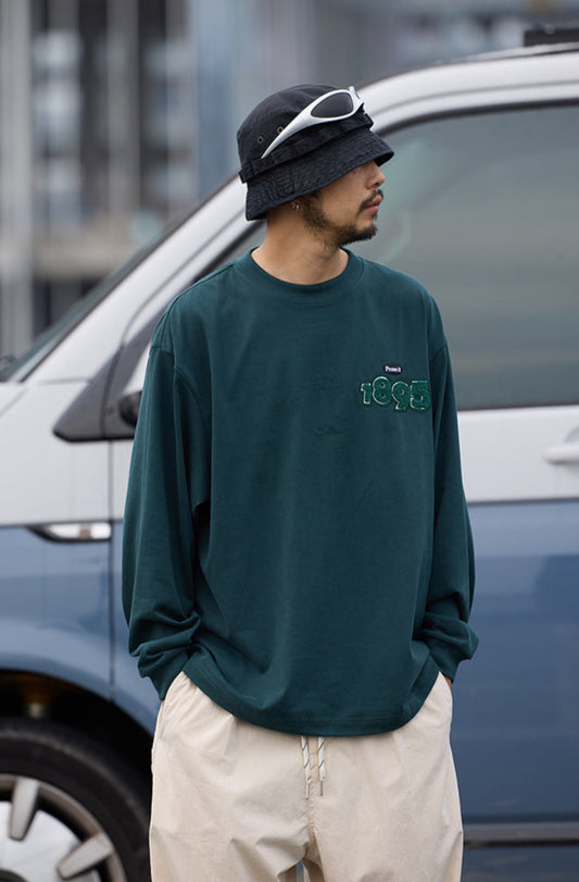 SHOGA ワンポイントロゴ ロングTシャツ MB4876