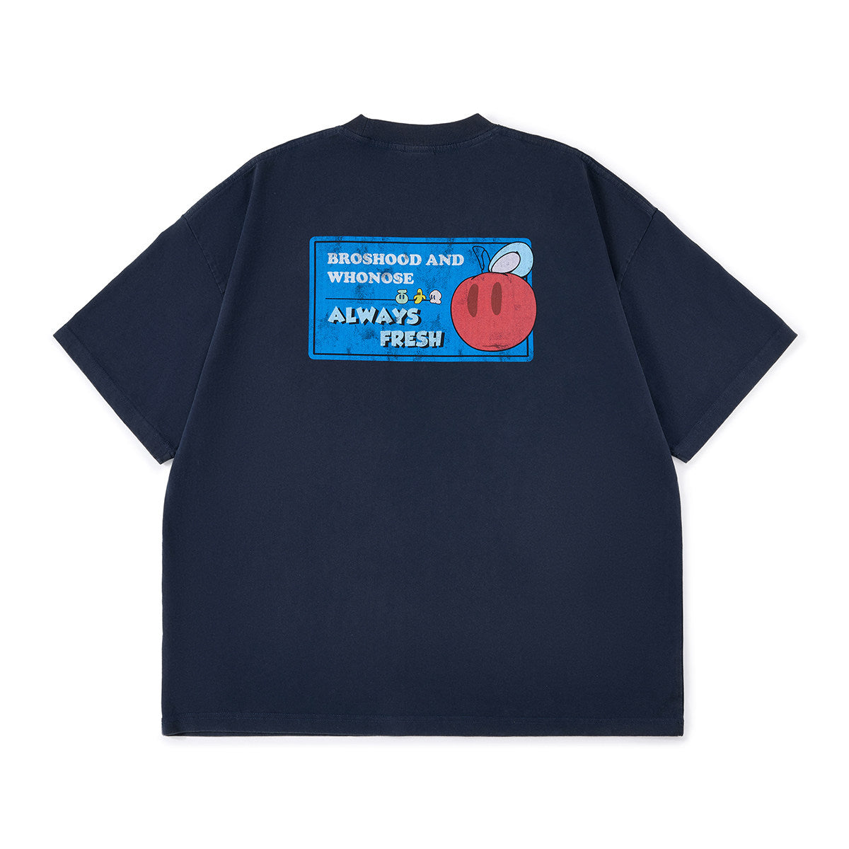 BROSHOOD バックプリント Tシャツ MB5223