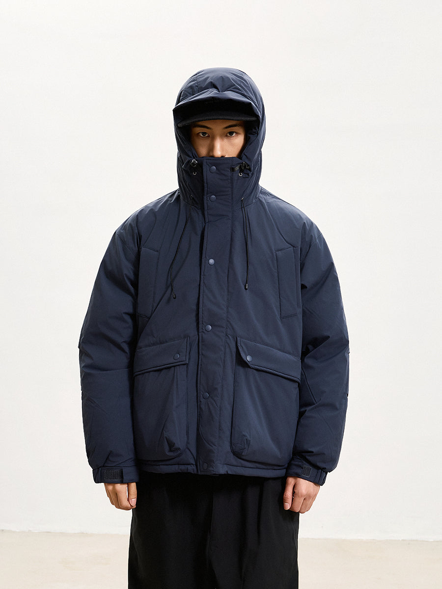 WDR フード ダウンジャケット MB4909