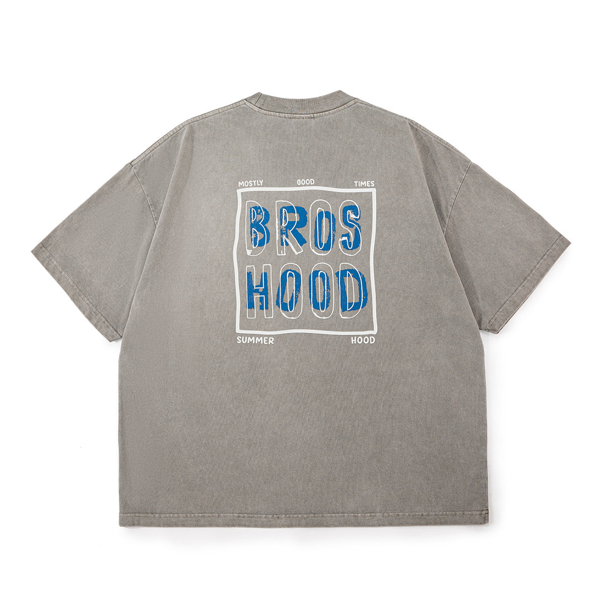 BROSHOOD バックプリント Tシャツ MB5221