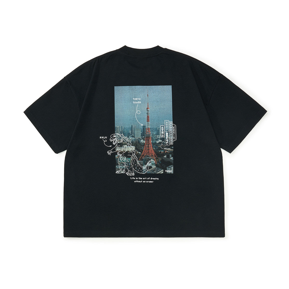 BROSHOOD バックプリントTシャツ MB5336