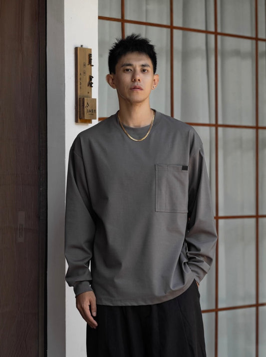 MASSULTI ポケット ロング Tシャツ MB4860
