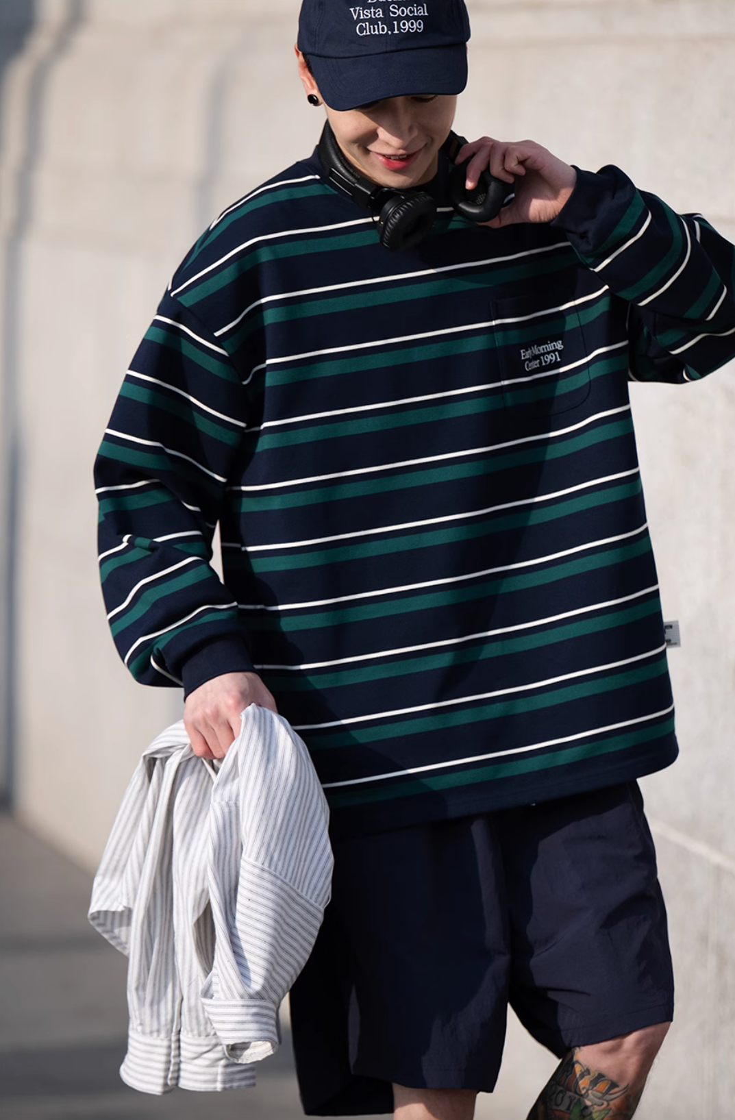 BELLKENIDEA ボーダー ロングTシャツ – MOBU