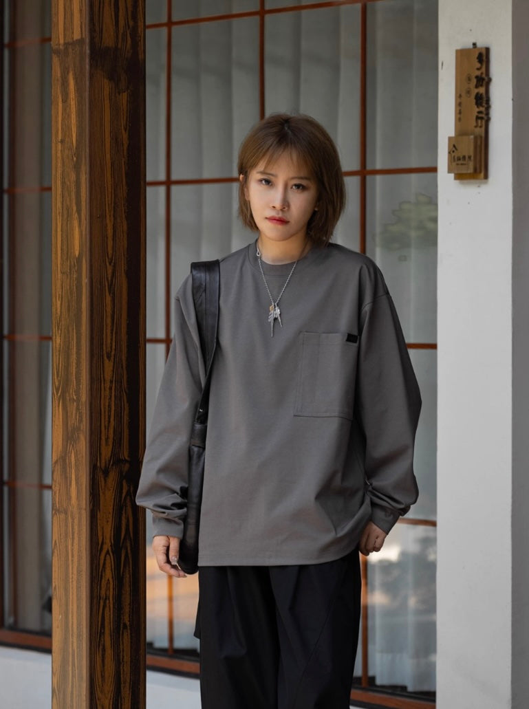 MASSULTI ポケット ロング Tシャツ MB4860