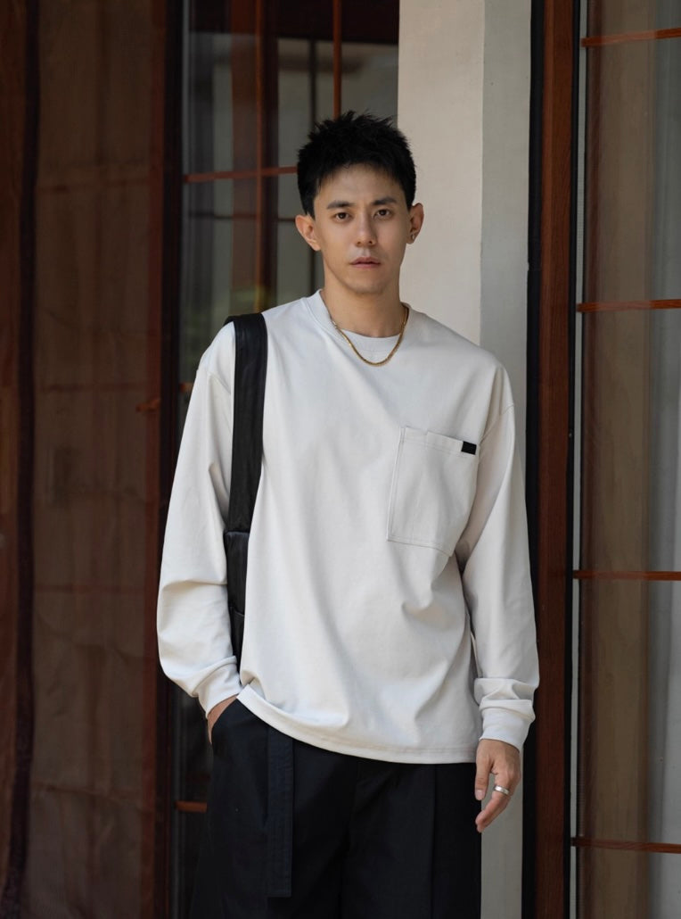 MASSULTI ポケット ロング Tシャツ MB4860