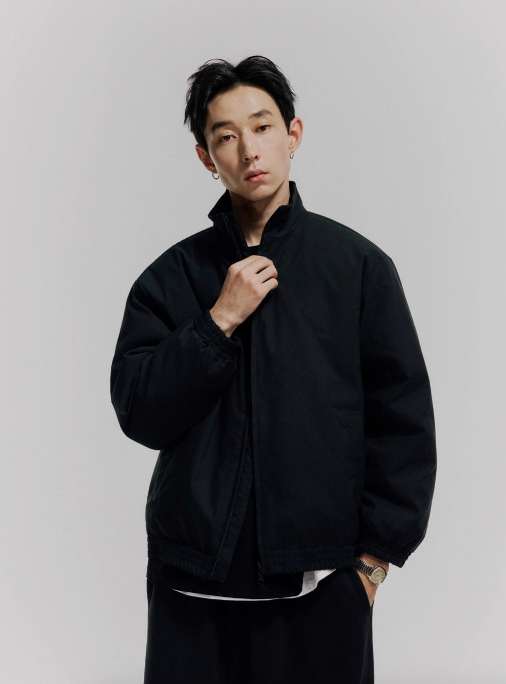 MASSULTI 中綿 スタンドカラージャケット MB4934